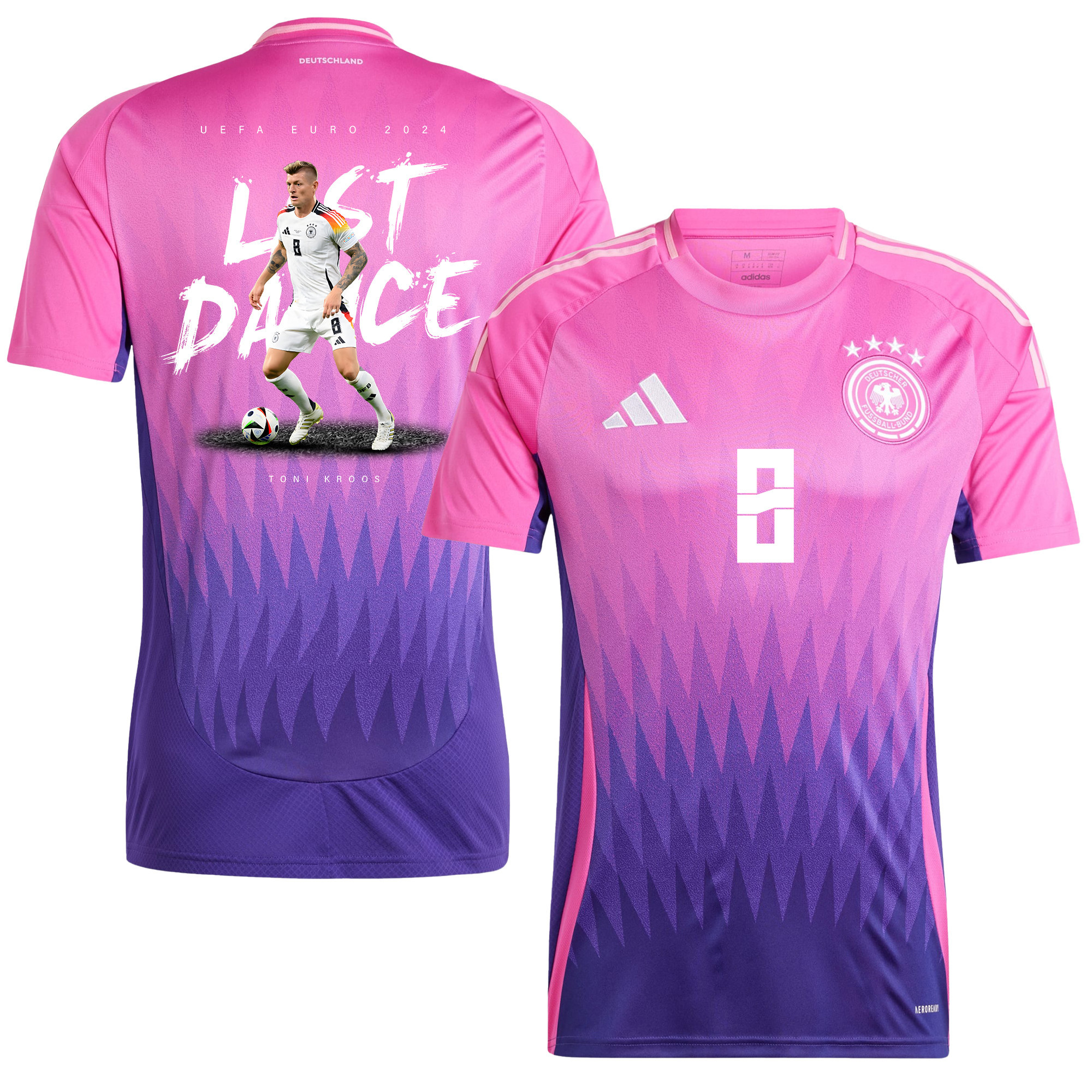 Toni Kroos 8 Last Dance of a Legend Germany 2024/25 Away Jersey – Men