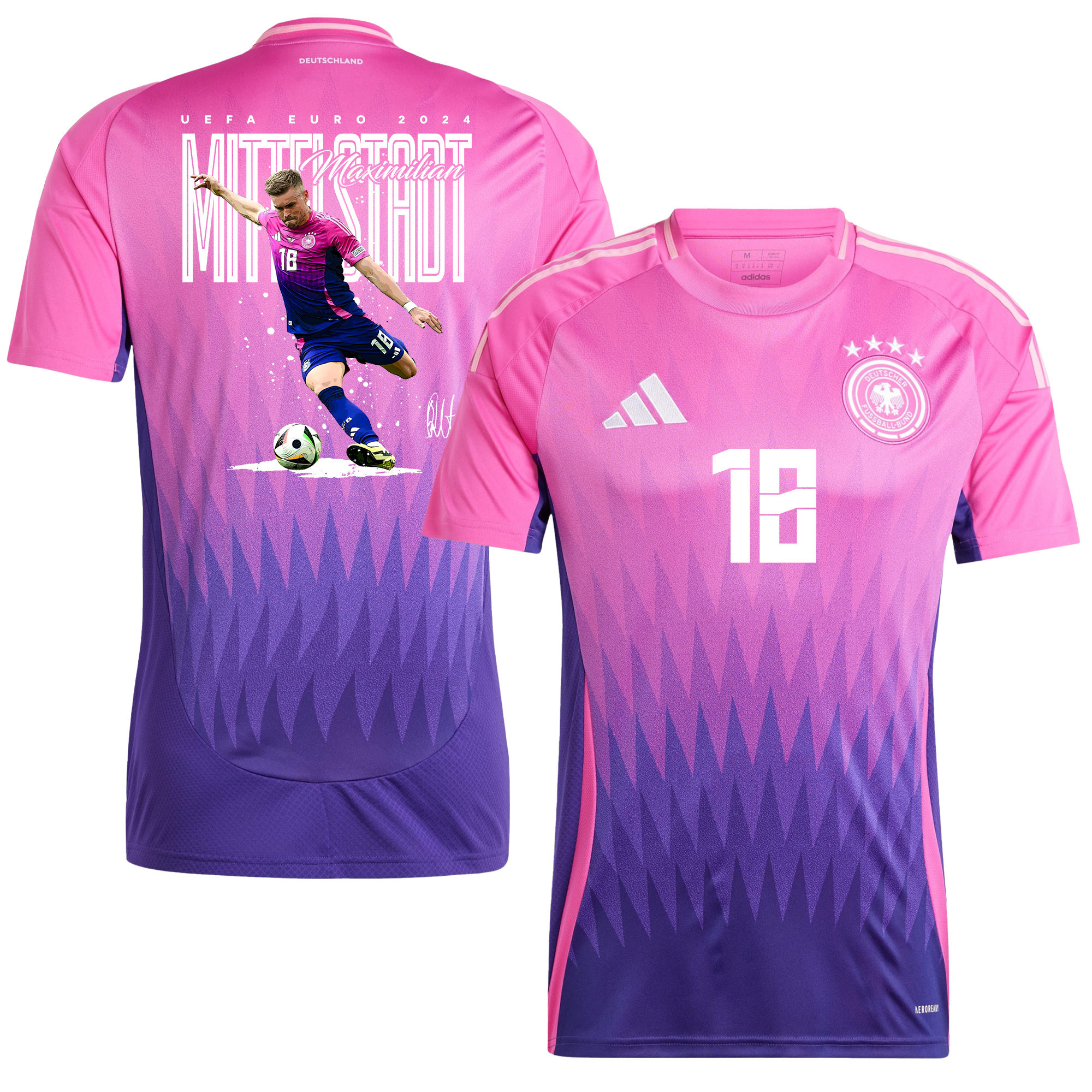 Maximilian Mittelstdt 18 Football Icon Germany 2024/25 Away Jersey – Men