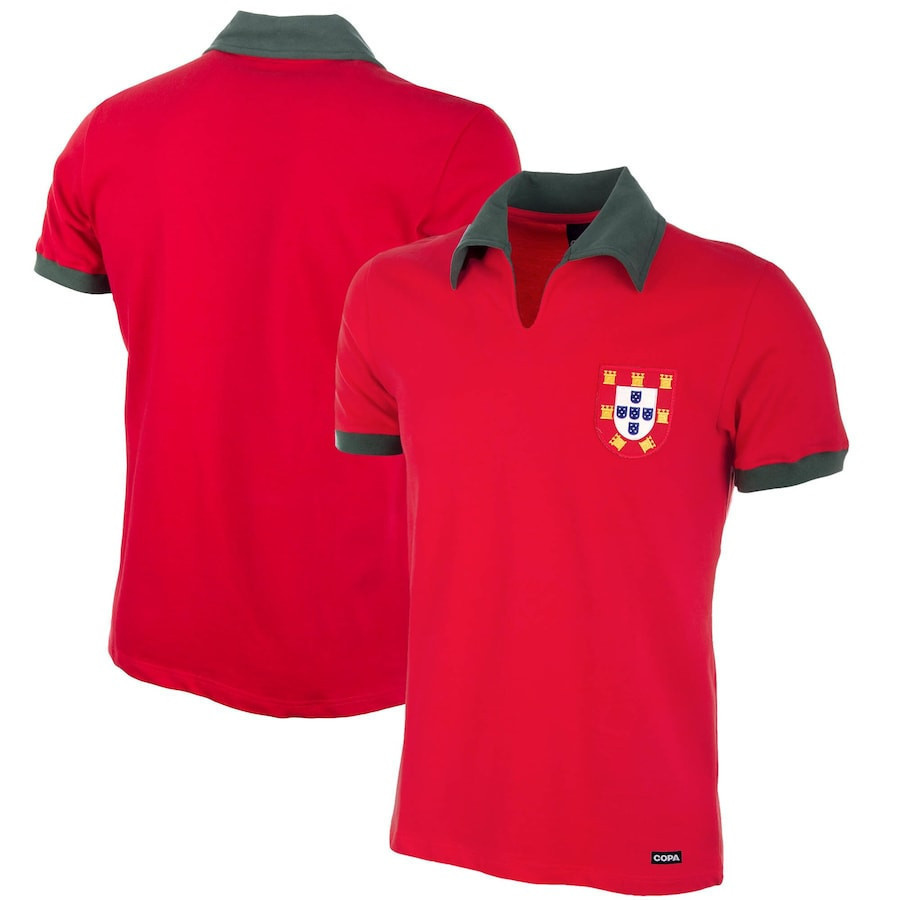 Portugal 1972 Retro Jersey – Men, Red