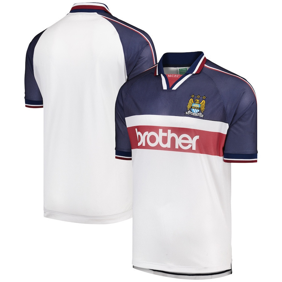 Manchester City 1998 Away Jersey – Men, White