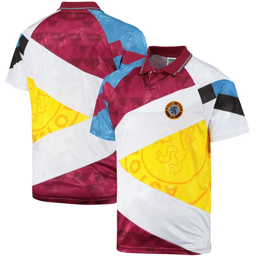Aston Villa 1990 Mash Up Jersey – Men, White