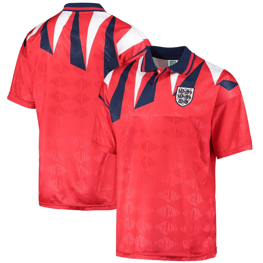 England FA 1990 'INTER' Away Jersey – Men, Red