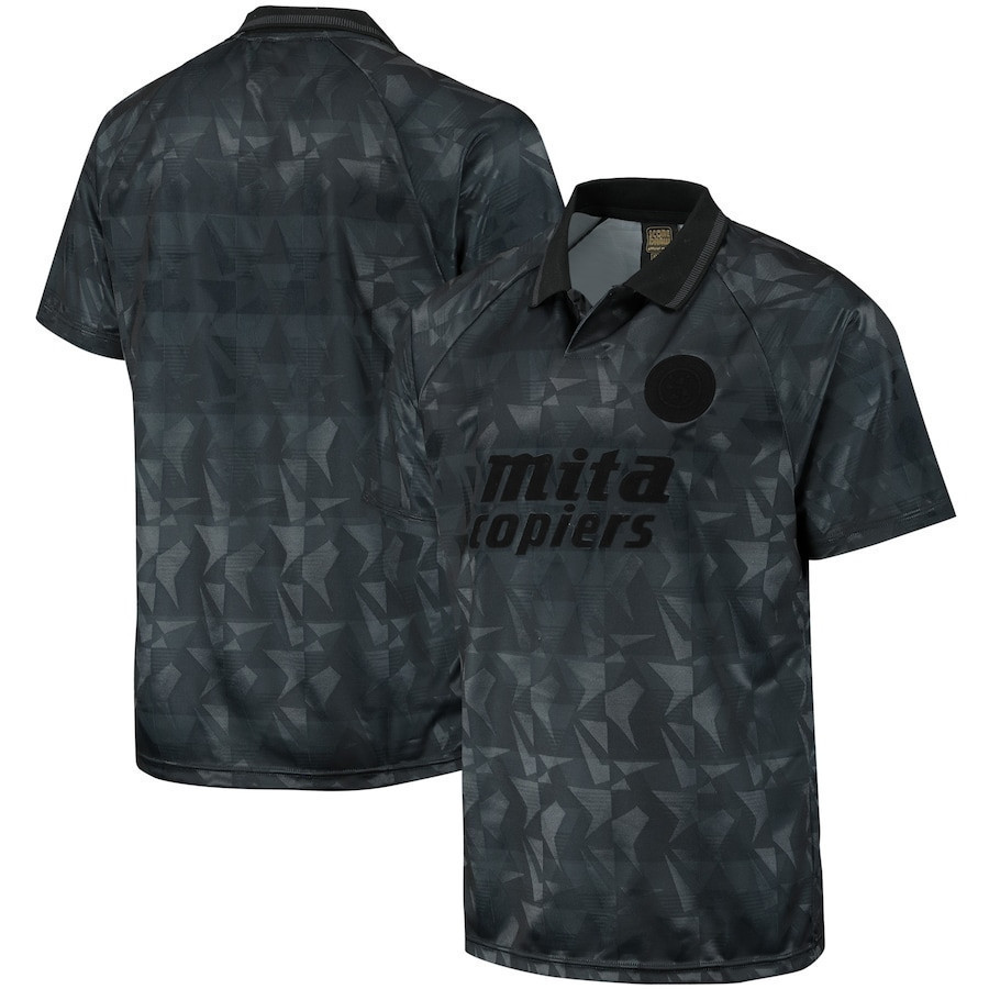 Aston Villa 1990 Blackout Jersey – Men, Black