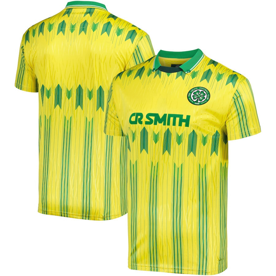 Celtic 1989-91 Away Jersey – Men, Yellow