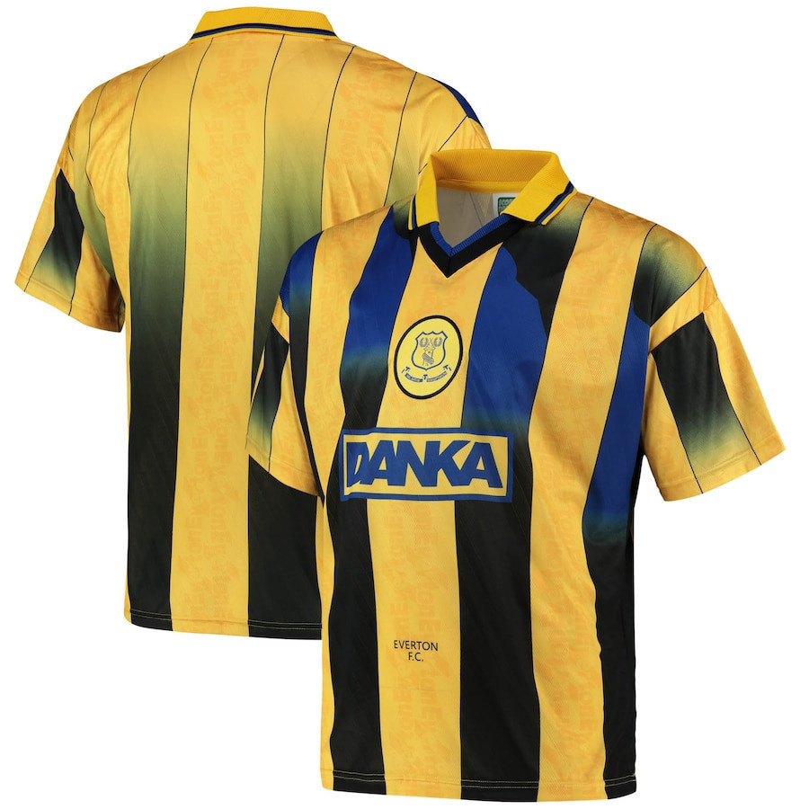 Everton 1996 Away Jersey – Men, Yellow