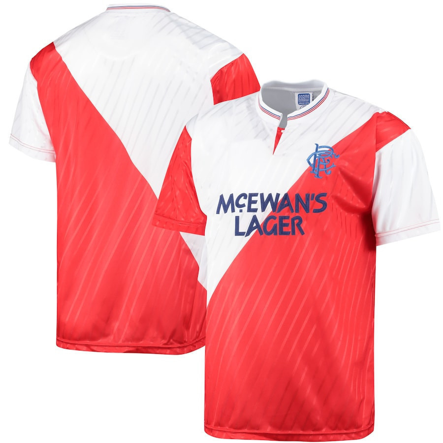Glasgow Rangers 1988 Away Retro Jersey – Men, Red