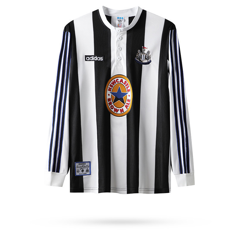 Newcastle United 1995-1997 Home Men Retro Jersey – Long Sleeve