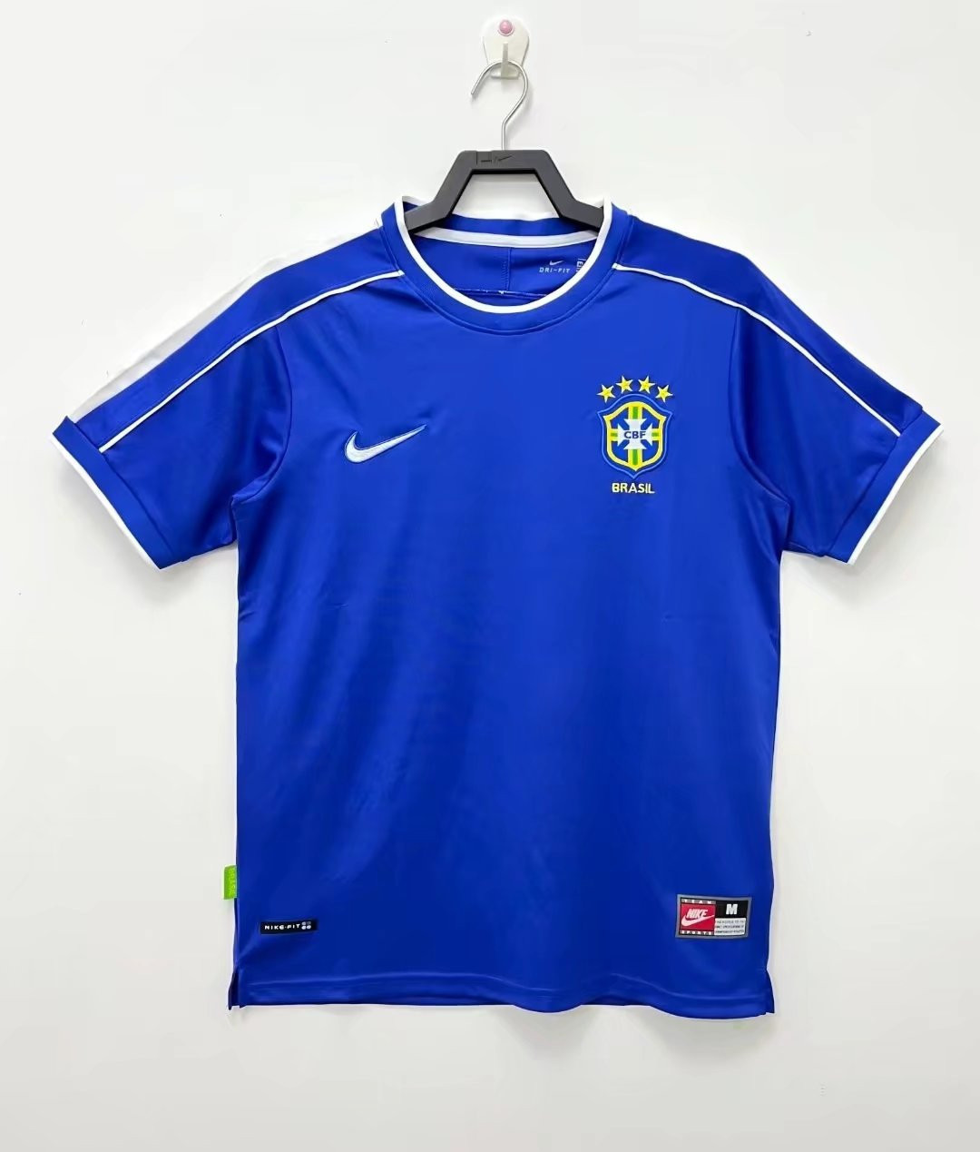 Brazil 1998 Away Retro Jersey – Men Blue