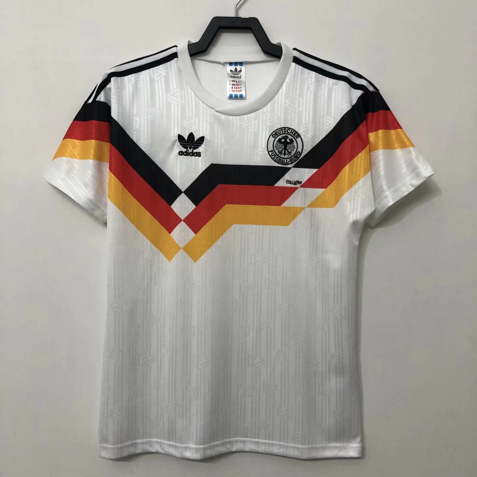 Germany 1990 Home Retro Jersey – Men White