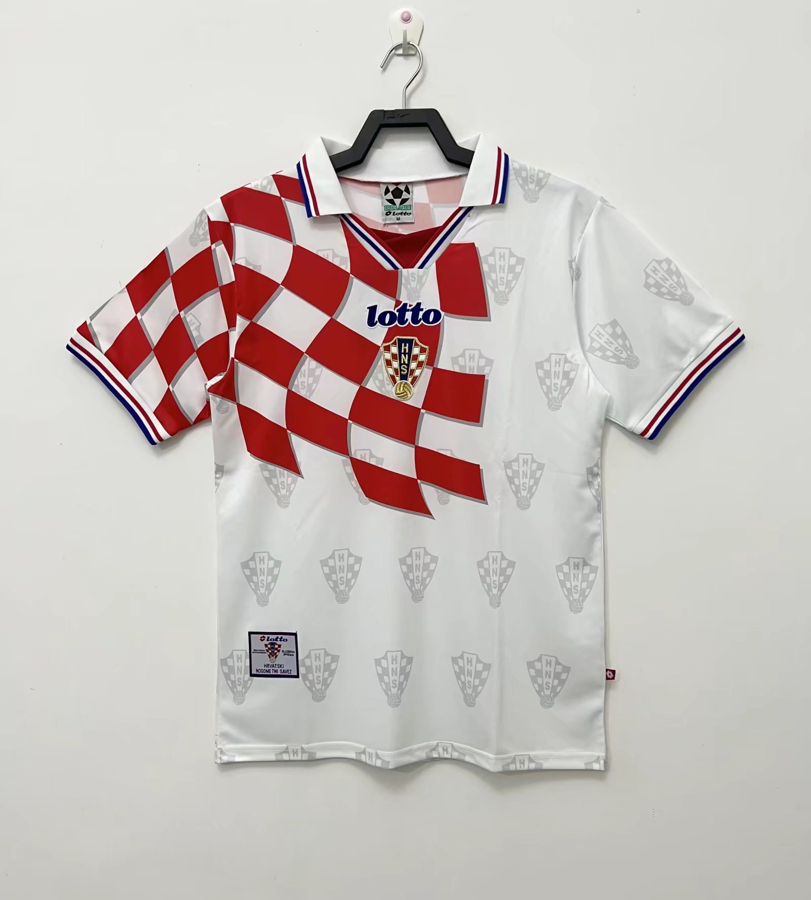 Croatia 1998 World Cup Home Retro Jersey – Men White
