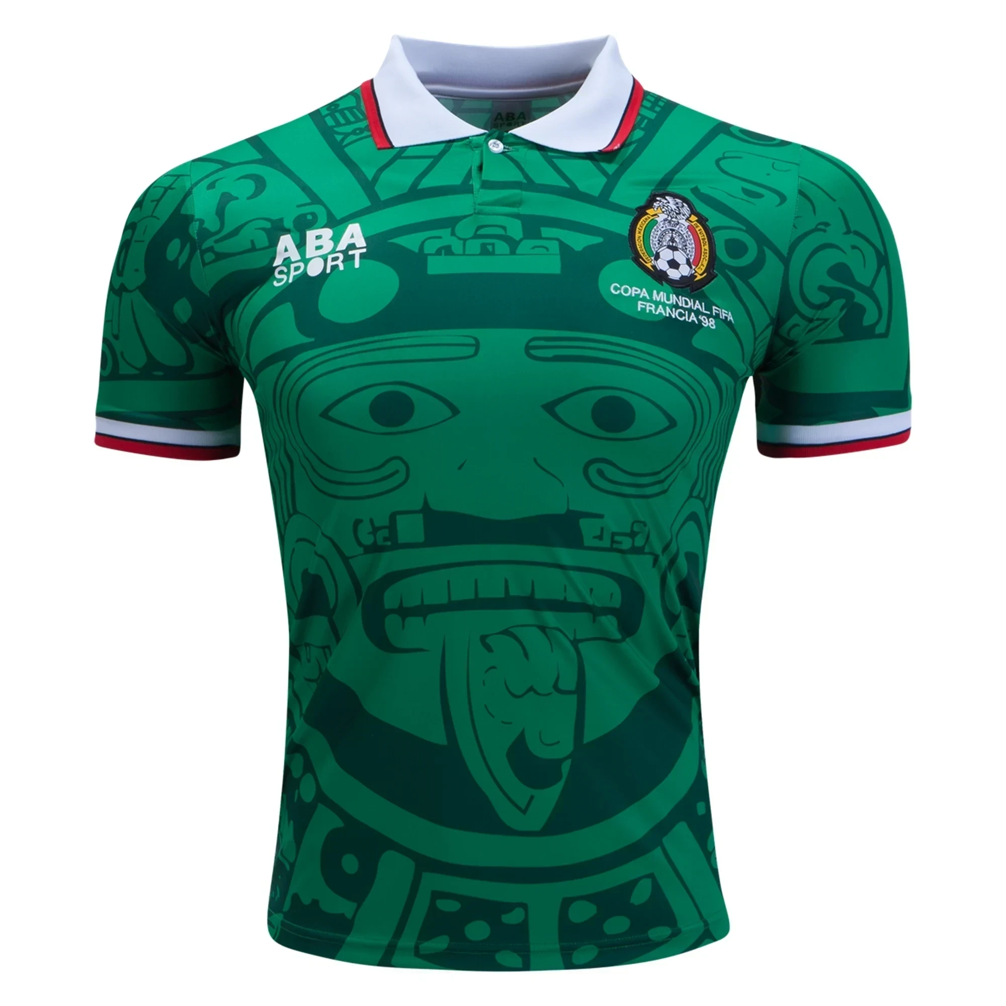 Mexico 1998 Home Men Retro Jersey – Green