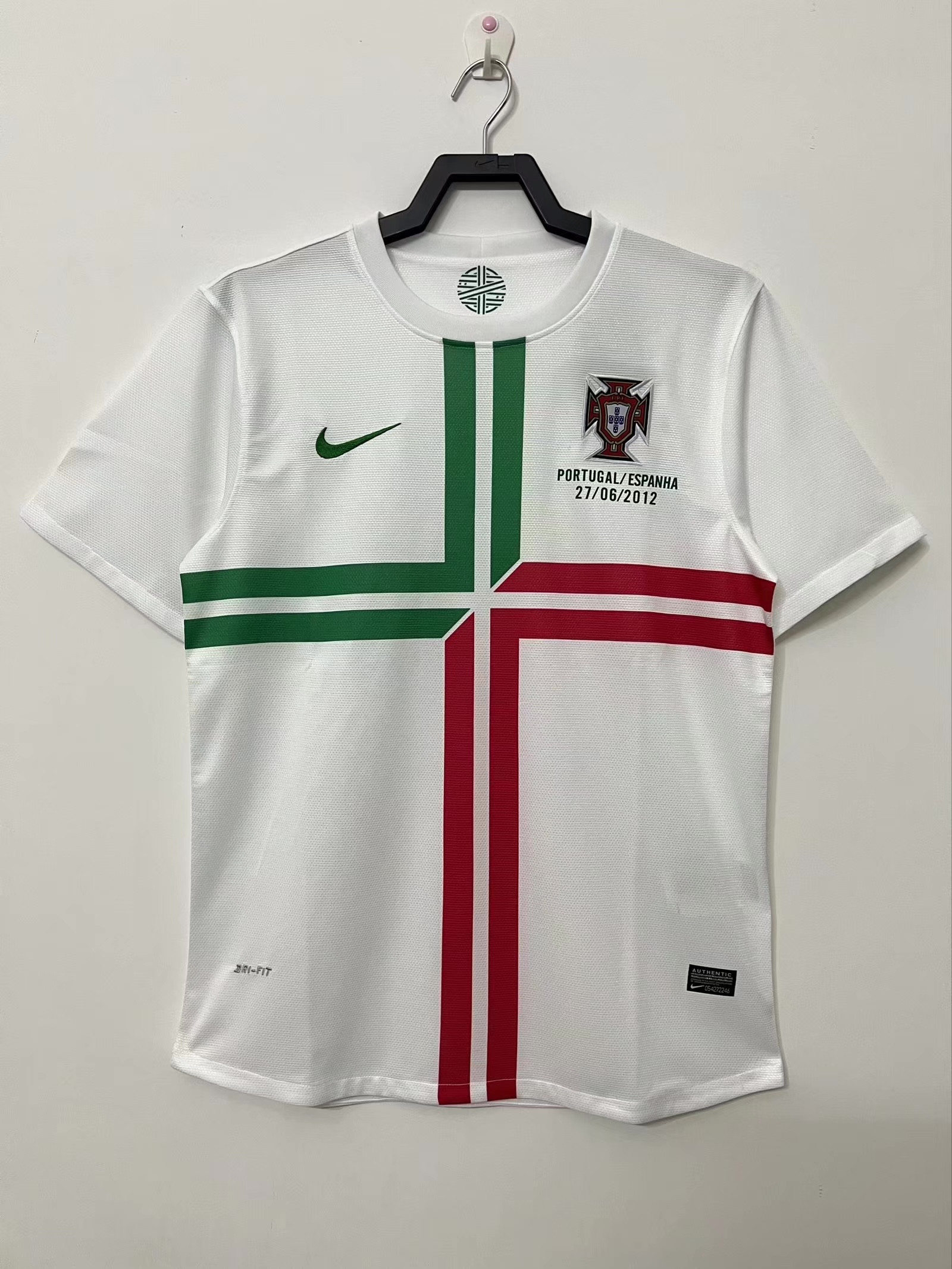 Portugal 2012 Away Retro Jersey – Men White