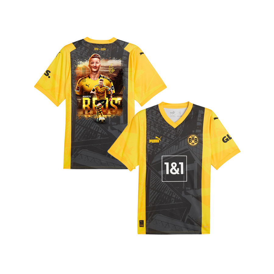Marco Reus 11 Signed Collage Art Borussia Dortmund Special Edition Jersey Autographed – YOUTH, Yellow