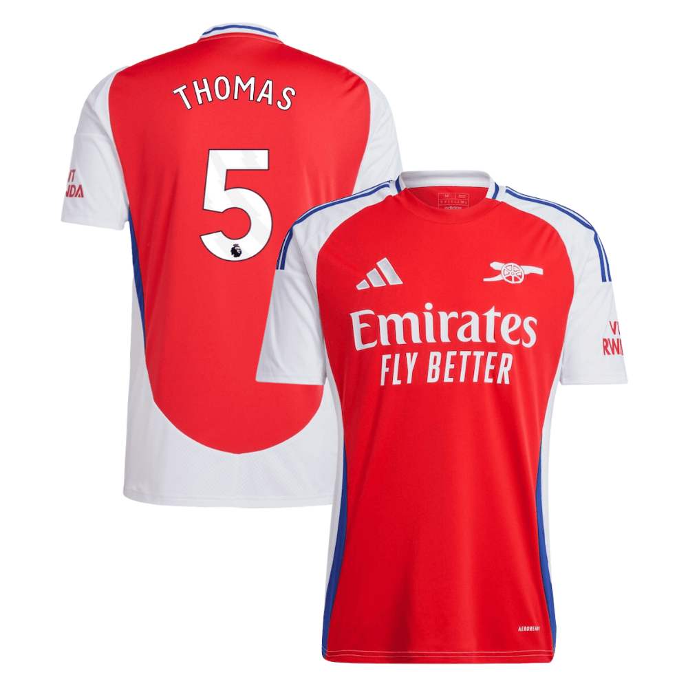 Thomas Partey 5 Arsenal 2024/25 Home Men Jersey – Red
