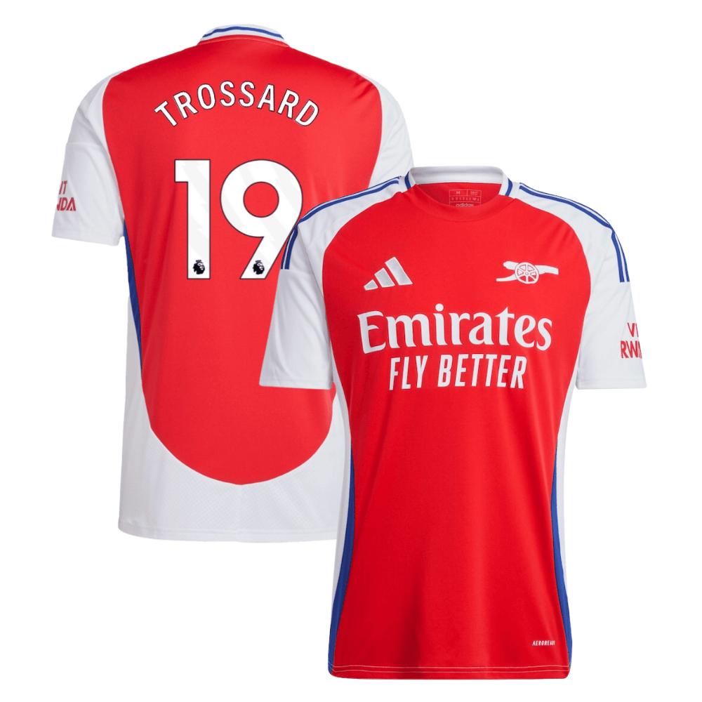 Leandro Trossard 19 Arsenal 2024/25 Home Men Jersey – Red