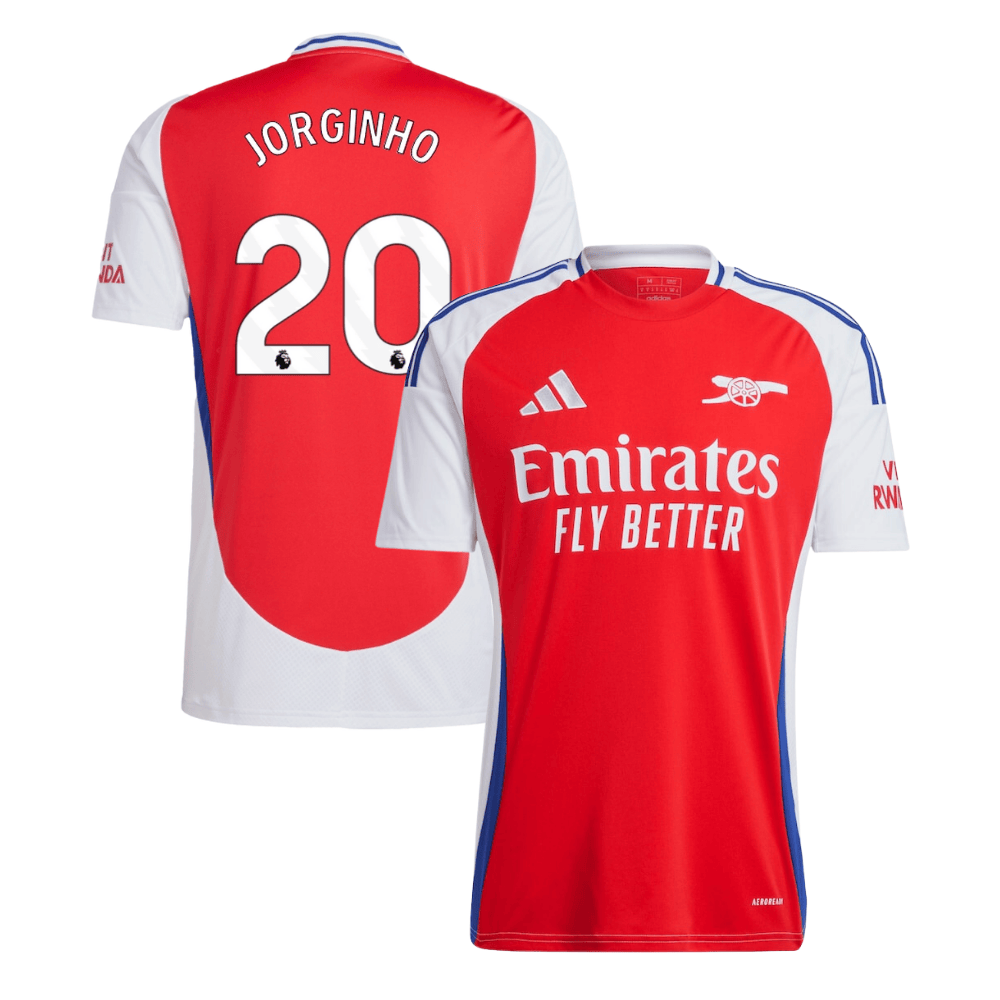 Jorginho 20 Arsenal 2024/25 Home Men Jersey – Red