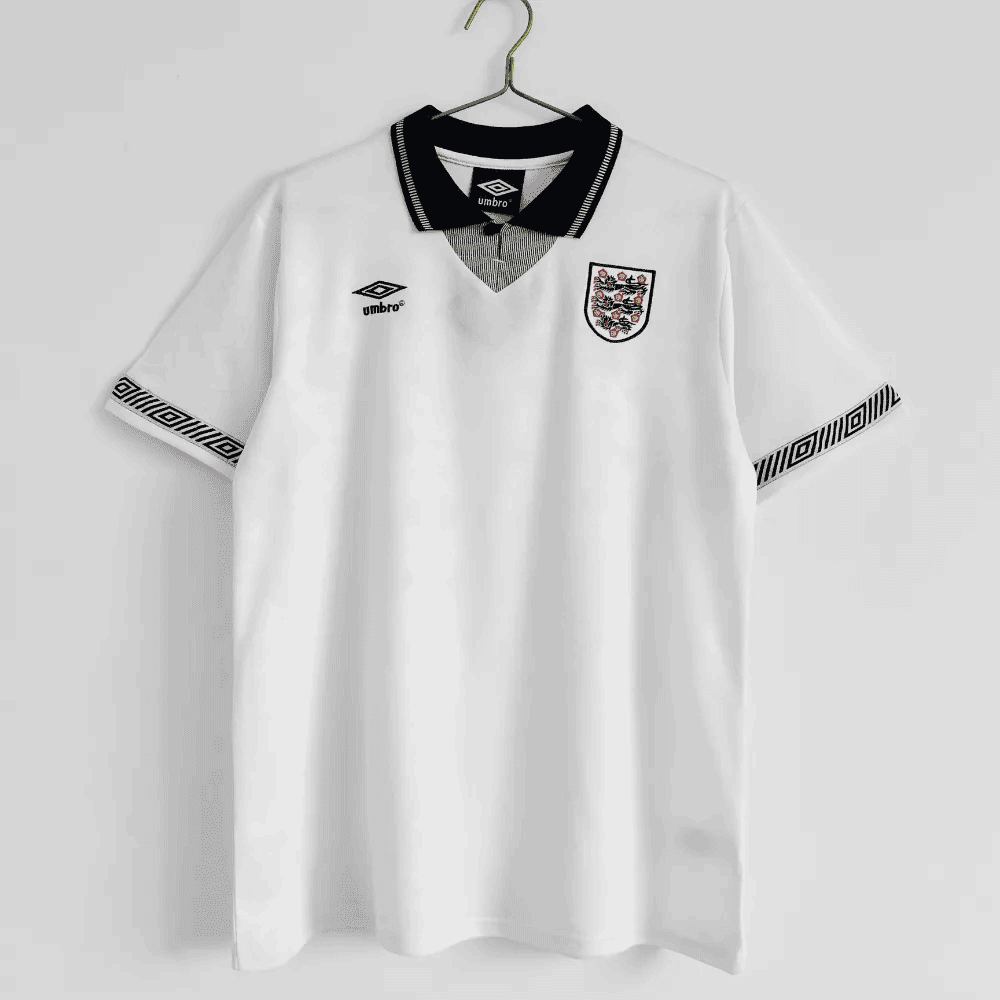 England 1990 Home Retro Jersey – Men White