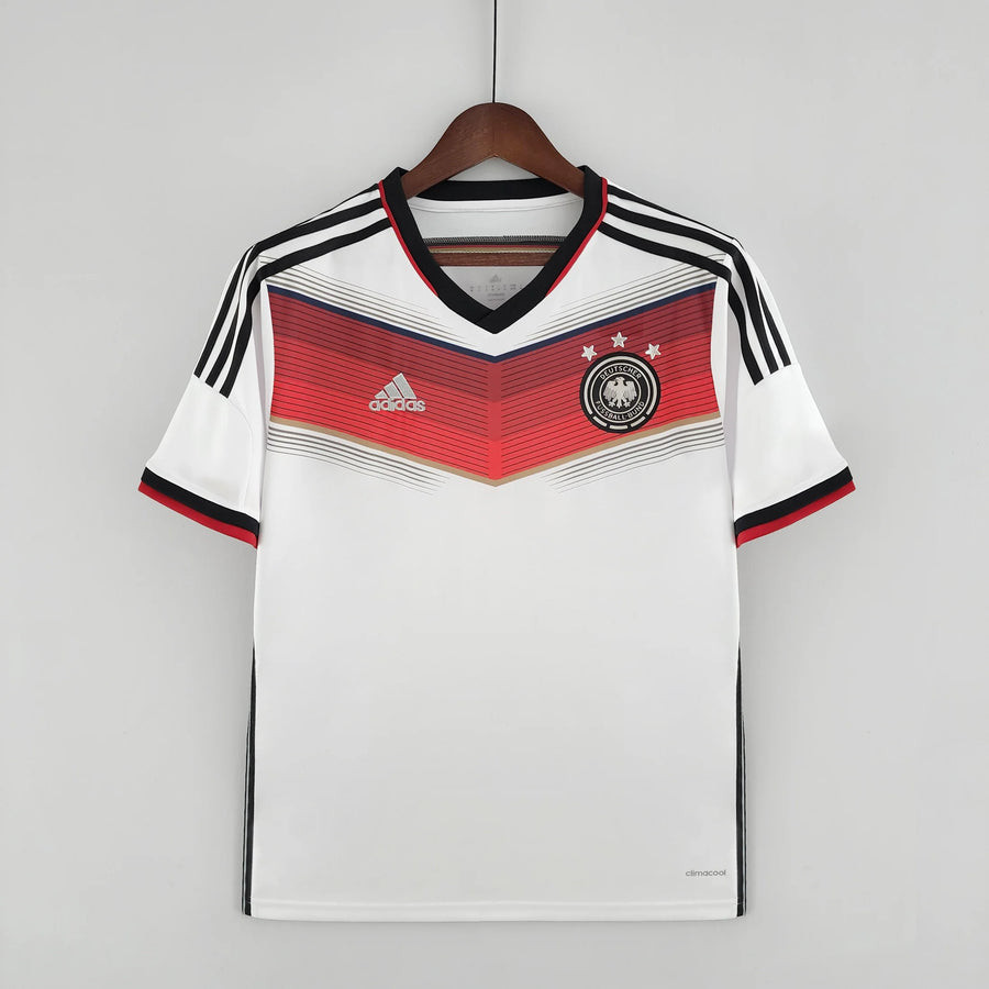 Germany 2014 Home Retro Jersey – Men White