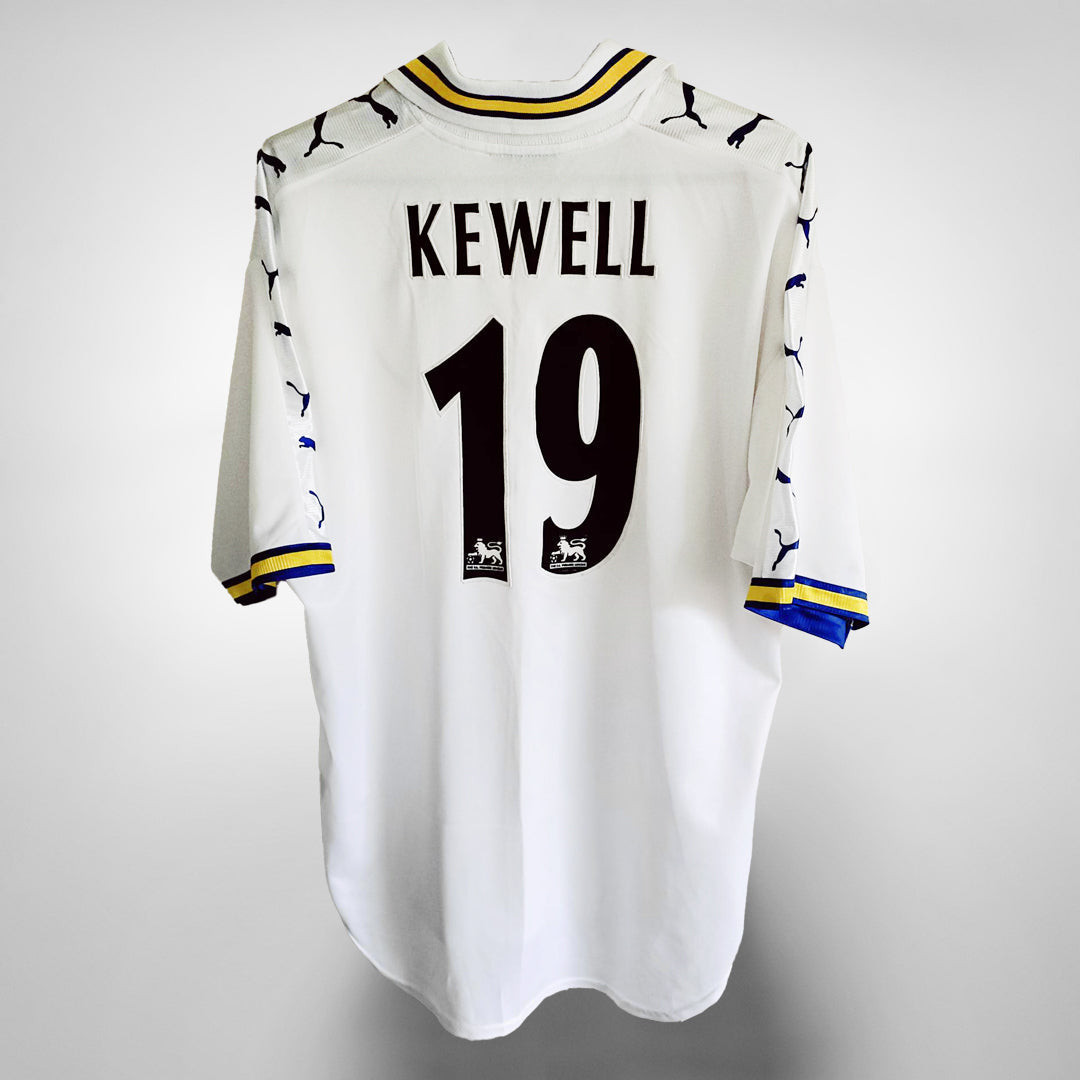 Harry Kewell 19 Leeds United 1998-2000 Home Retro Jersey – Men