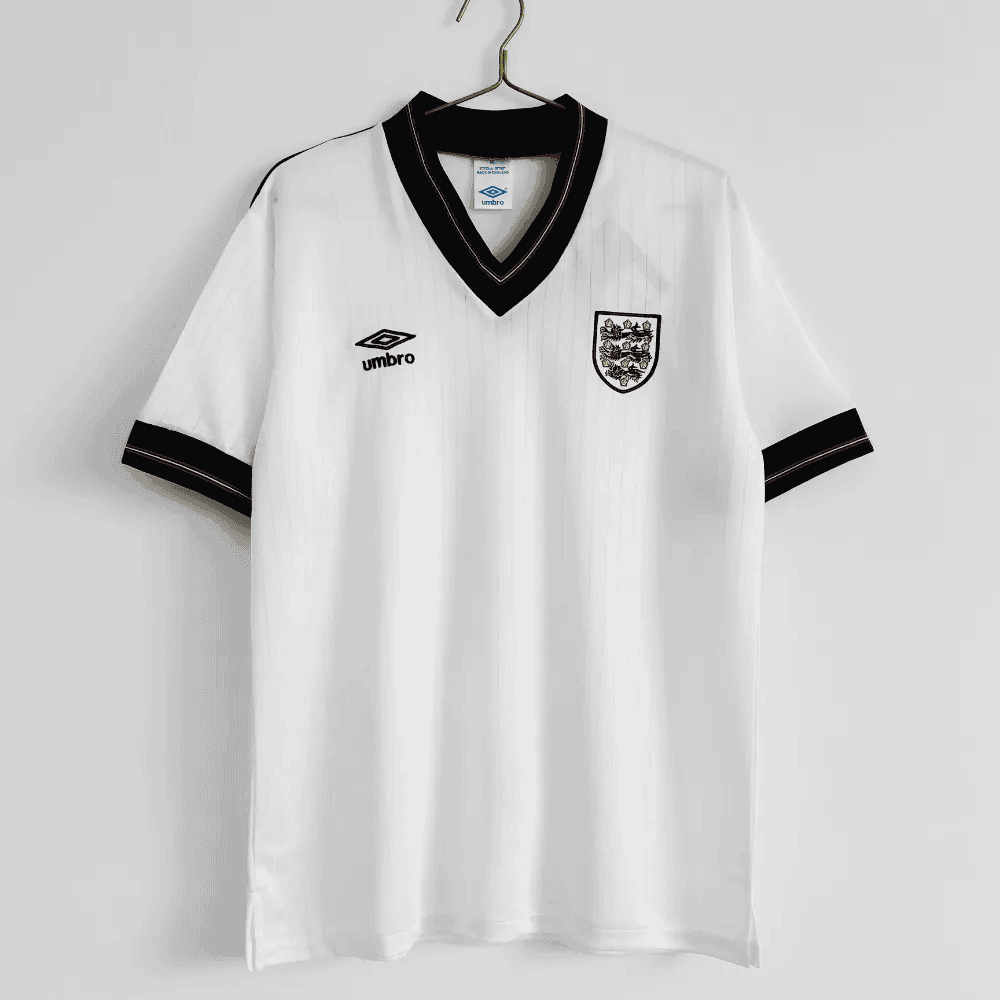 England 1984-1987 International Retro Jersey – Men White