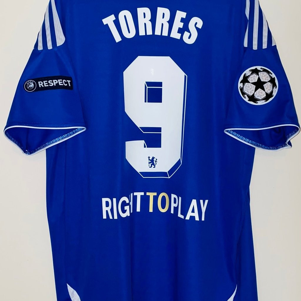 Fernando Torres 9 Chelsea 2011/12 Retro Jersey – Men