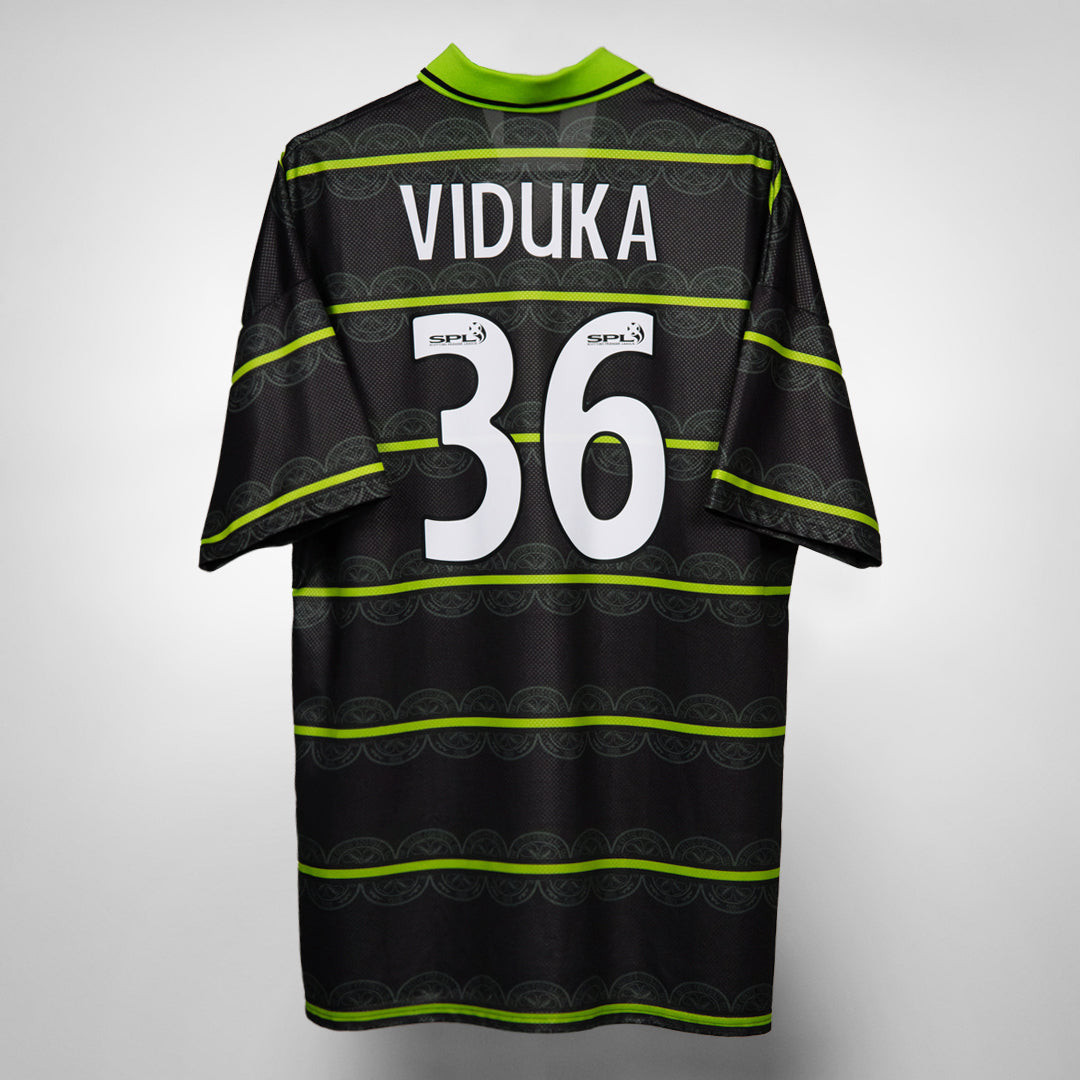 Mark Viduka 36 Celtic 1998-1999 Away Retro Jersey – Men