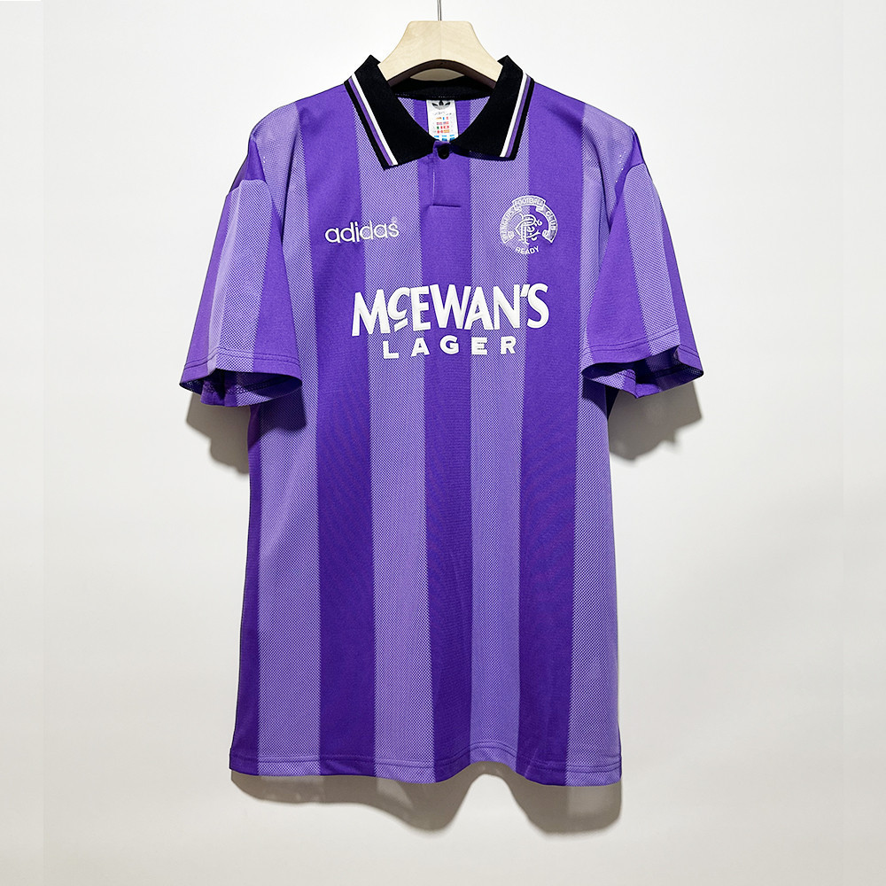 Rangers F.C 1994-95 Third Retro Jersey – Men Purple