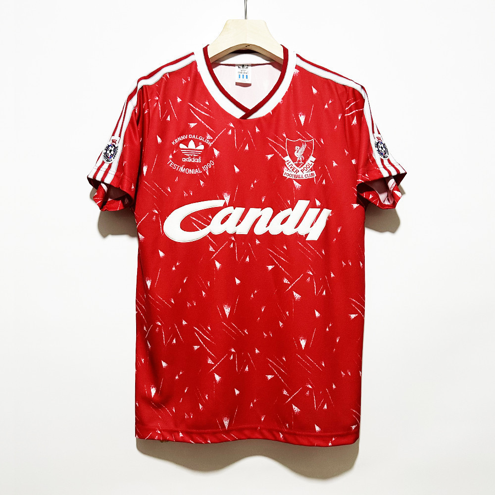 Liverpool 1990 Kenny Dalglish Testimonial Match Retro Jersey – Men Red