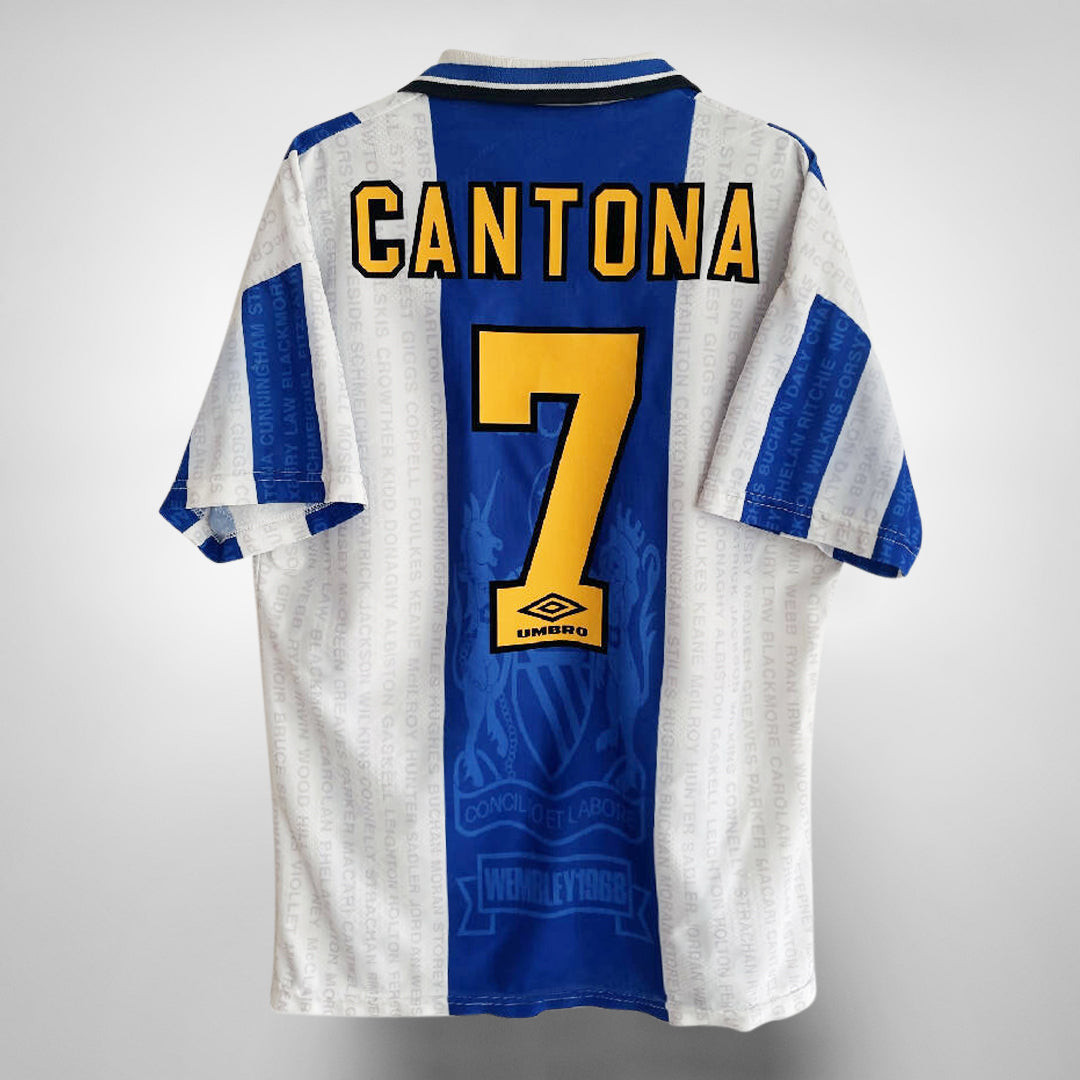 Eric Cantona 7 Manchester United 1994-1996 Third Retro Jersey – Men