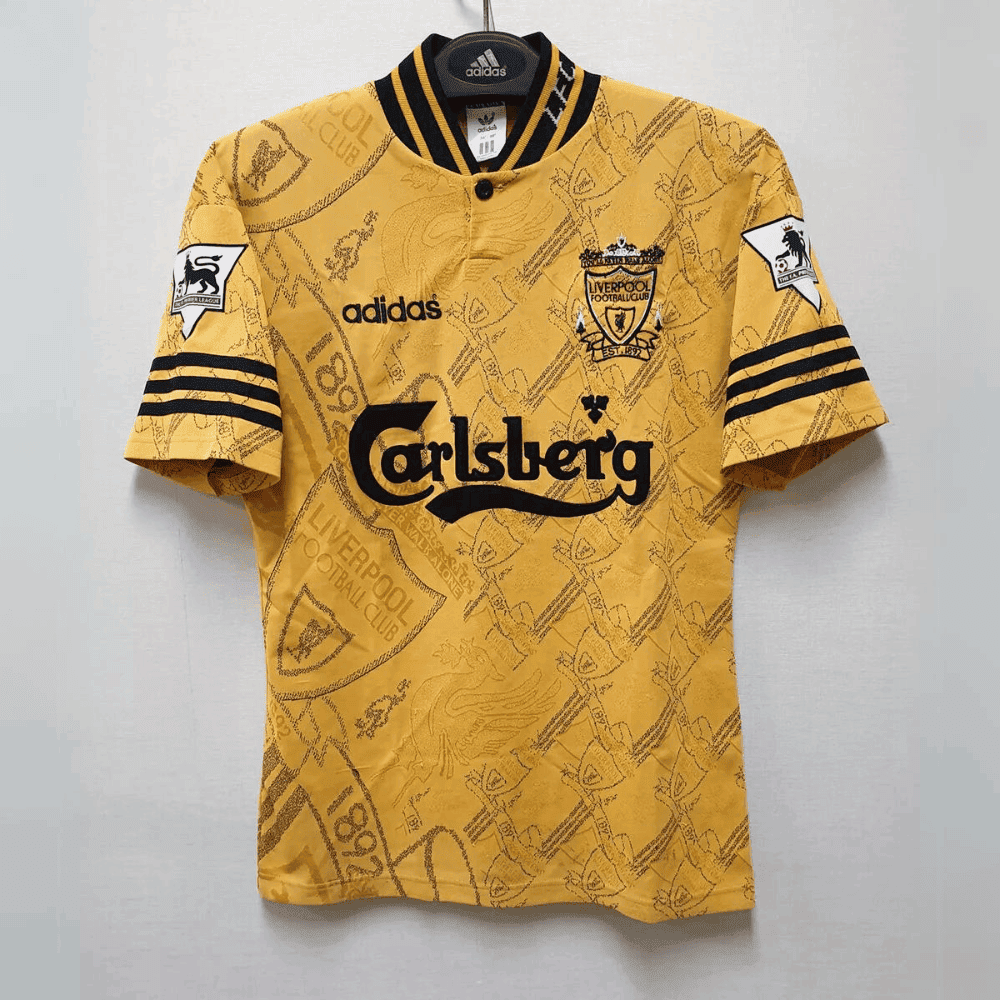 Liverpool 1994-96 Match Third Retro Jersey – Men Gold
