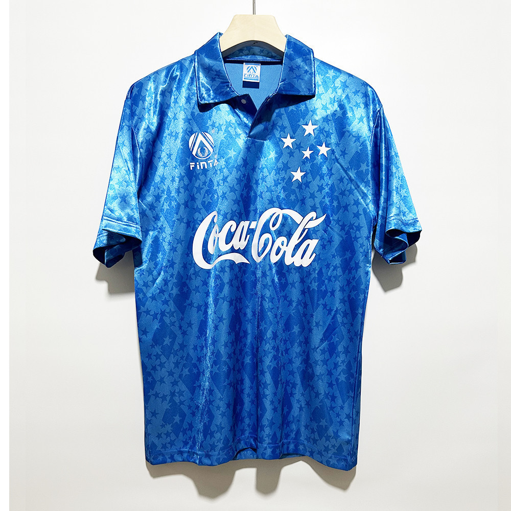 Cruzeiro Esporte Clube 1993-94 Home Retro Jersey – Men Blue
