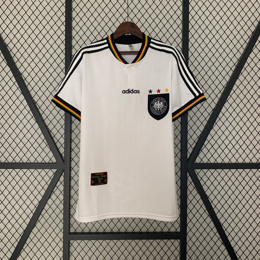 Germany 1996 Home Retro Jersey – Men White