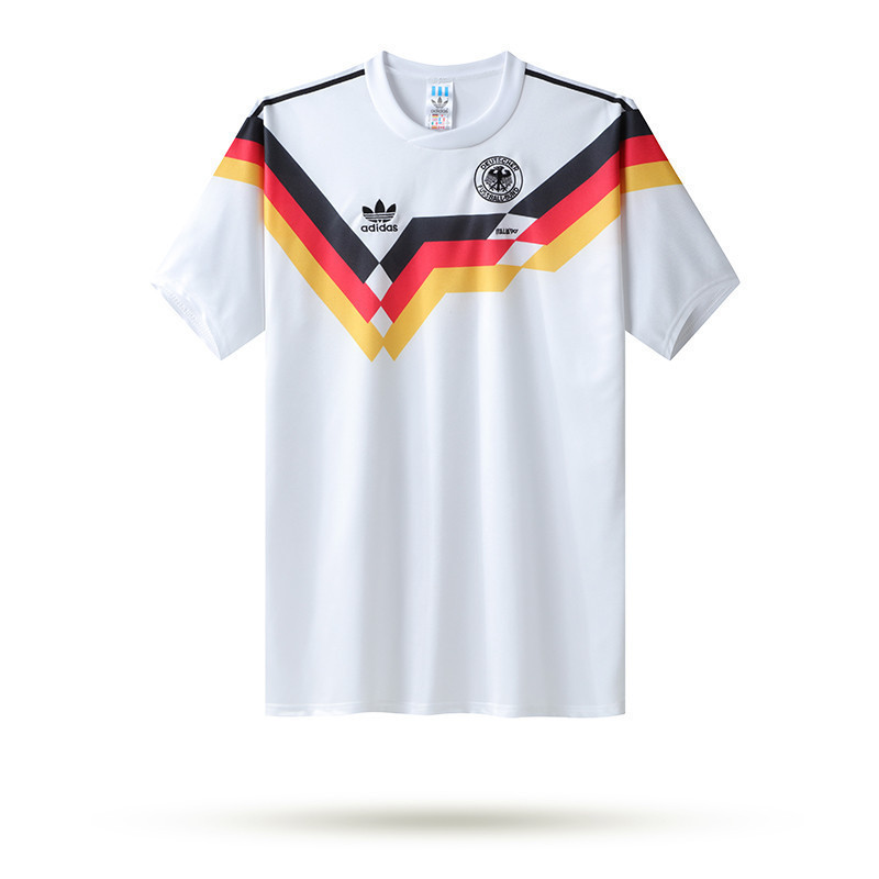 Germany 1990 World Cup Home Men Retro Jersey – White