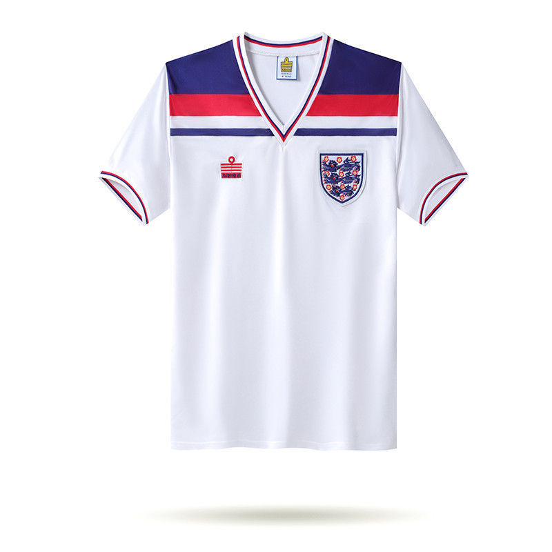 England 1982 Home Men Retro Jersey – White