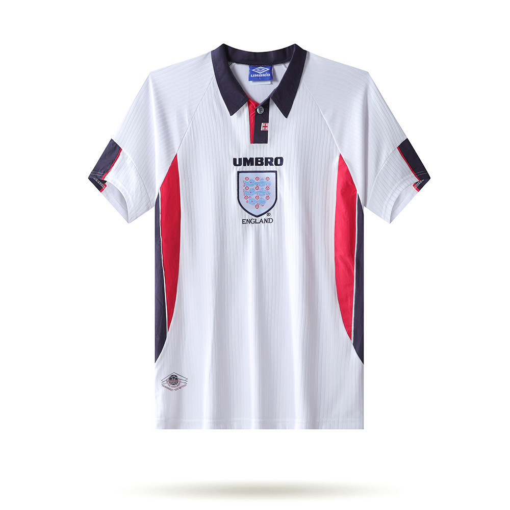 England 1998 Home Men Retro Jersey – White