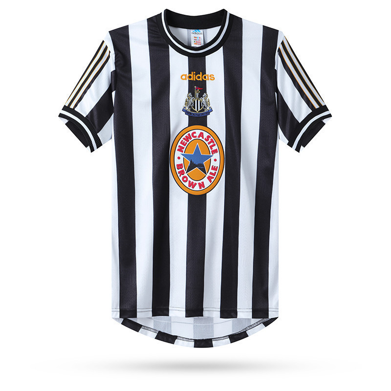 Newcastle United 1997-99 Home Men Retro Jersey – Black White