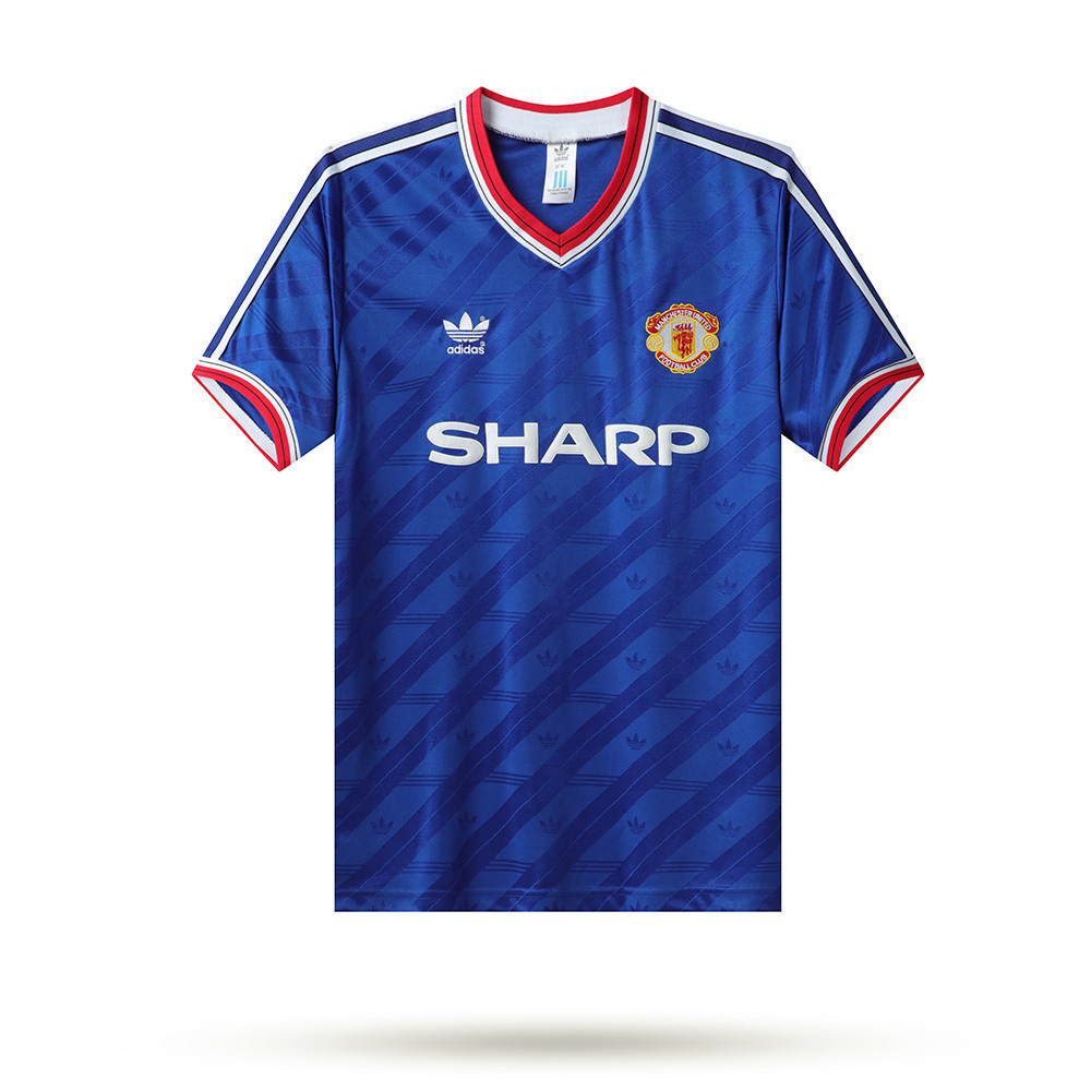 Manchester United 1986-88 Third Men Retro Jersey – Blue