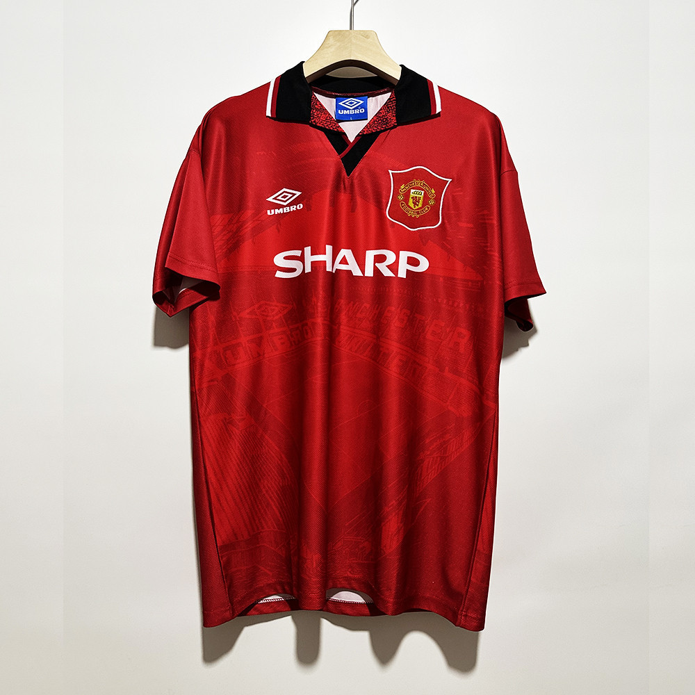 Manchester United 1994-1996 Men Home Retro Jersey – Red