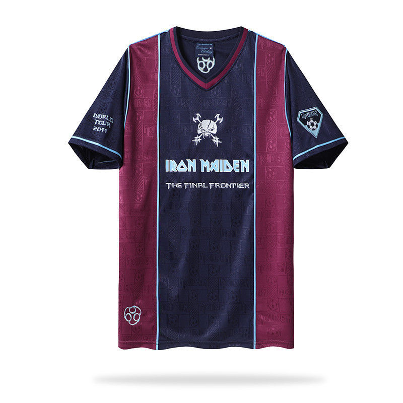 Iron Maiden 2011 Home Men Retro Jersey – Black