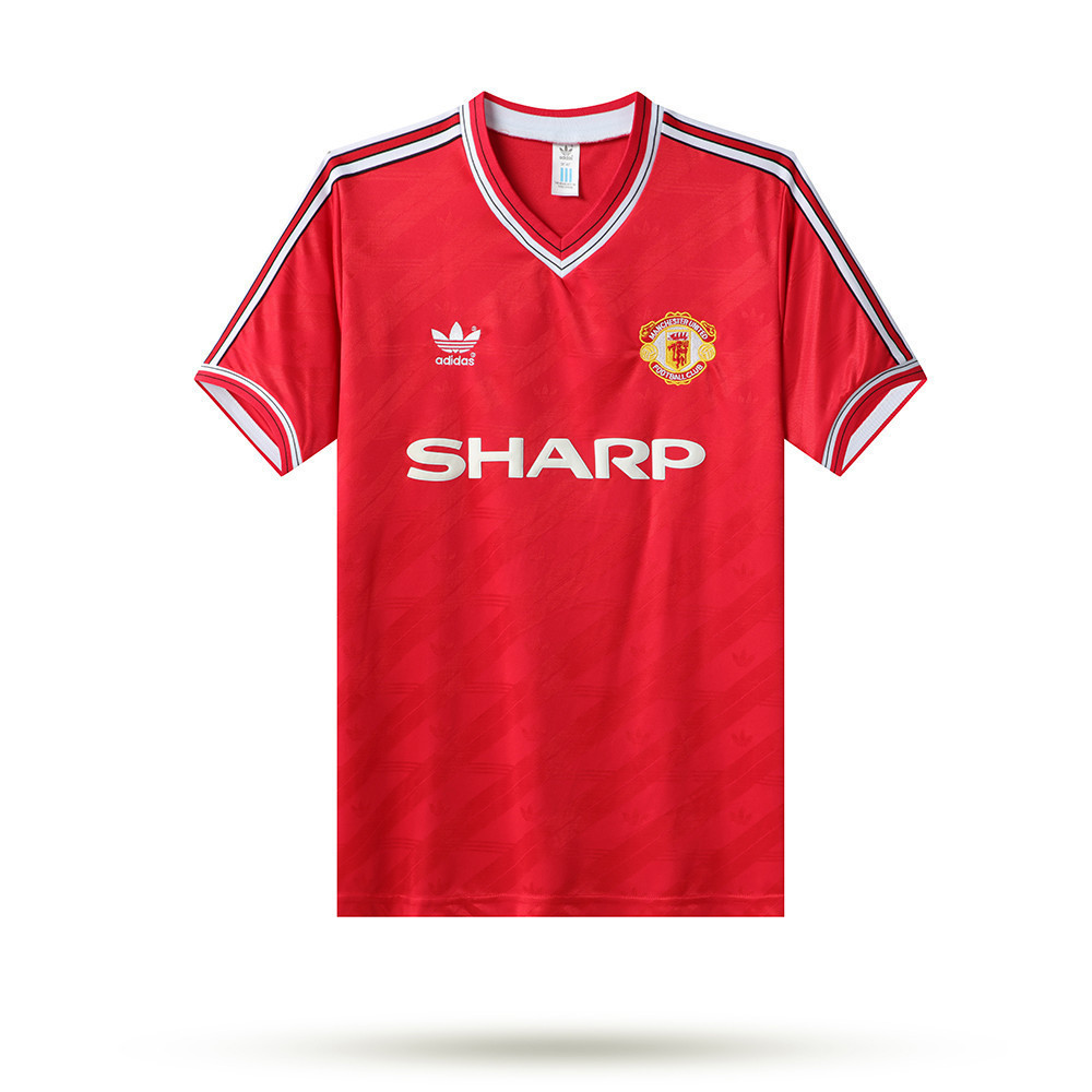 Manchester United 1986-88 Home Men Retro Jersey – Red