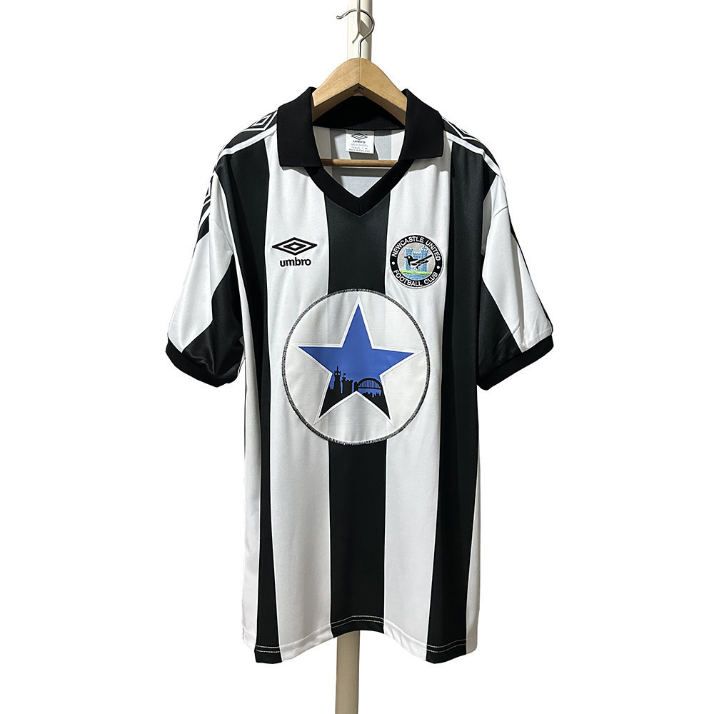 Newcastle 1980-82 Home Men Retro Jersey – Black White