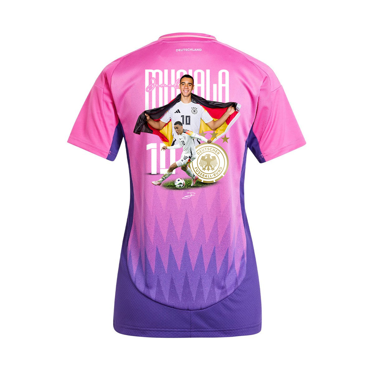 Jamal Musiala 10 The Best Striker Player Of Germany 2024/25 Women's Jersey