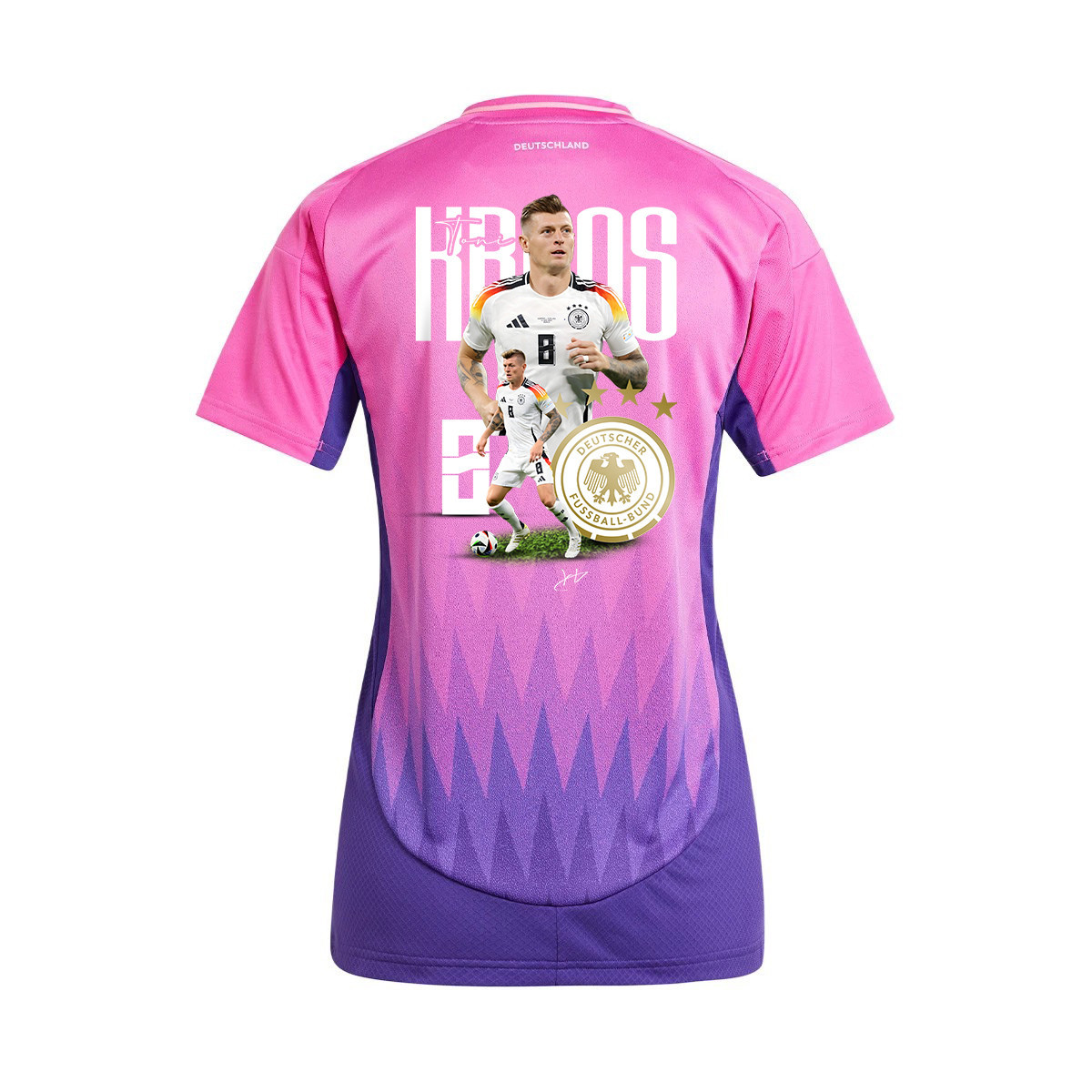 Toni Kroos 8 Euro 2024 Football Superstar Germany 2024/25 Women's Jersey