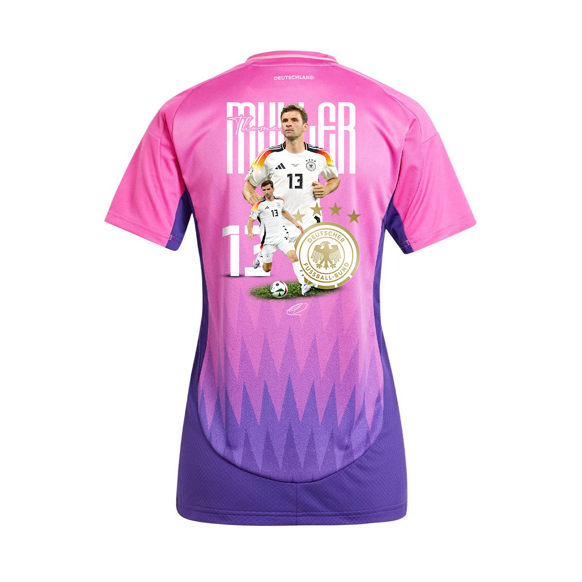 Thomas Mller 13 Iconic Player Signed Germany 2024/25 Women's Jersey