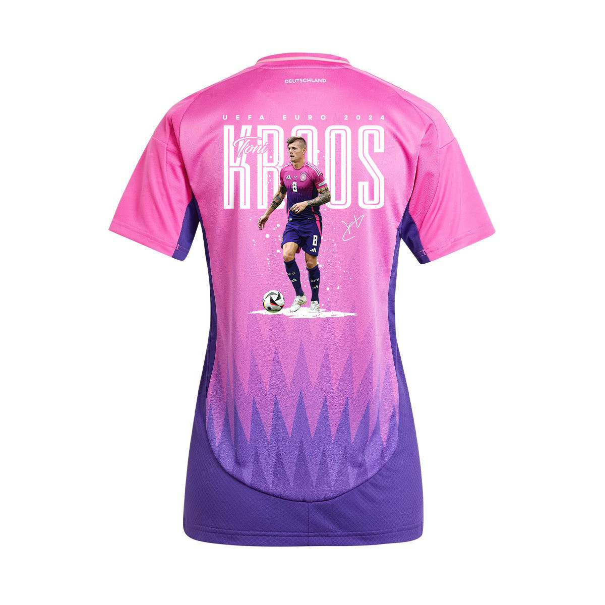 Toni Kroos 8 Iconic Player Signed Germany 2024/25 Women's Jersey