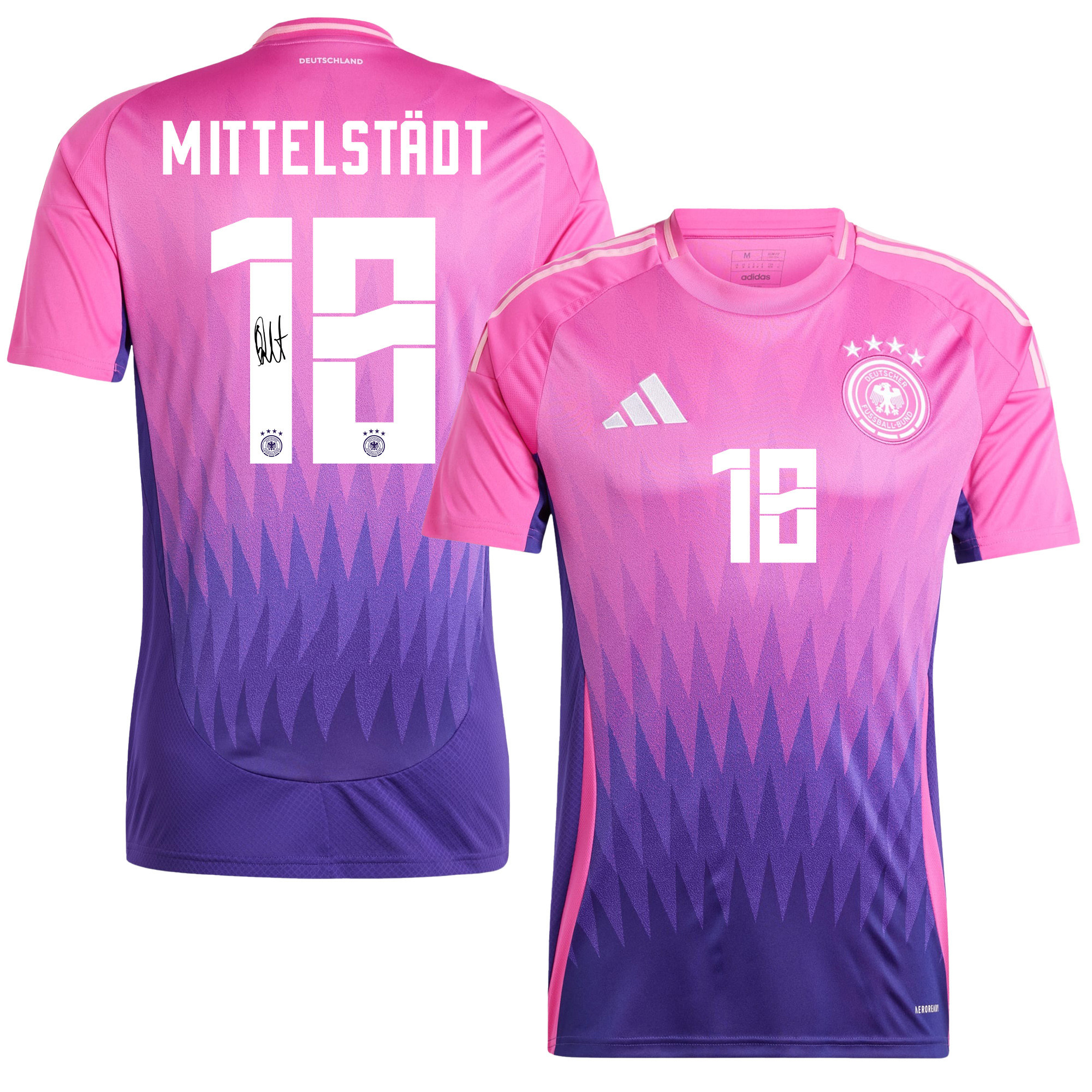 Maximilian Mittelstdt 18 Signed Germany National Team 2024/25 Away Jersey Autographed – Men