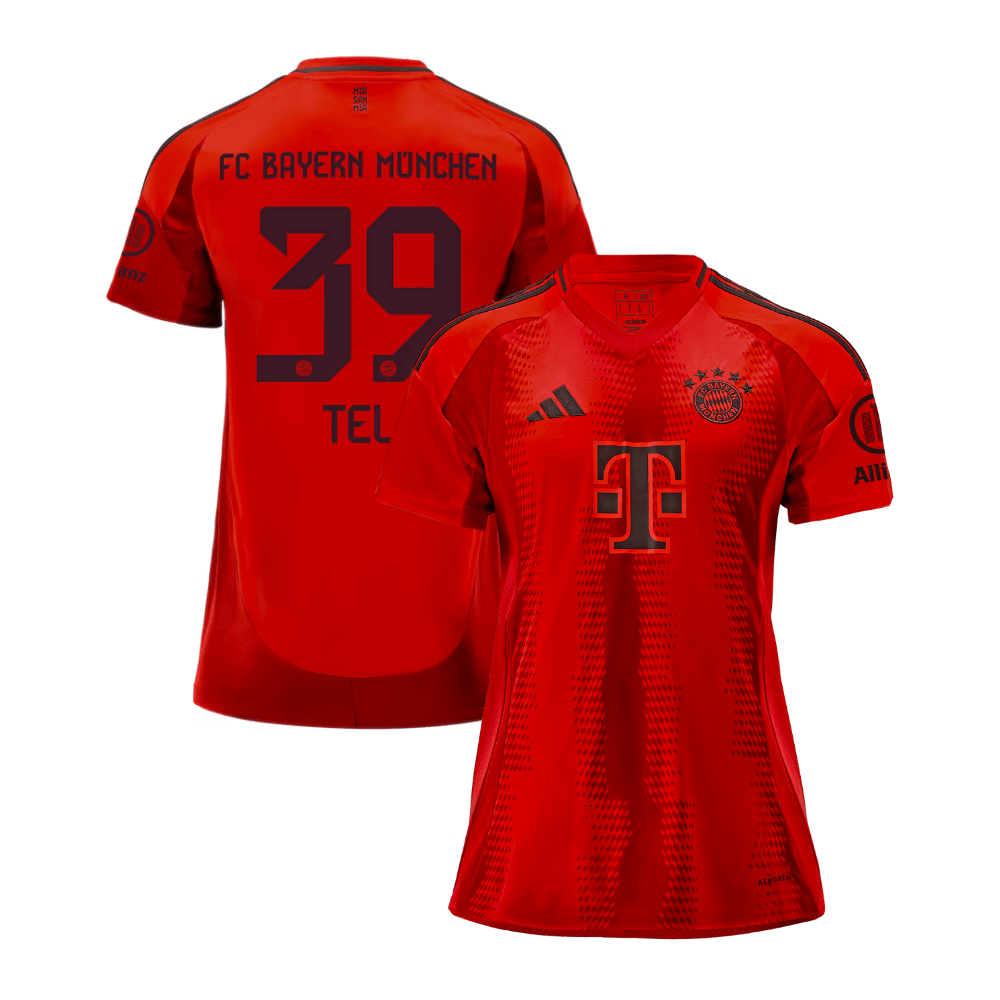 Mathys Tel 39 Bayern Munich 2024/25 Home Women Jersey – Red