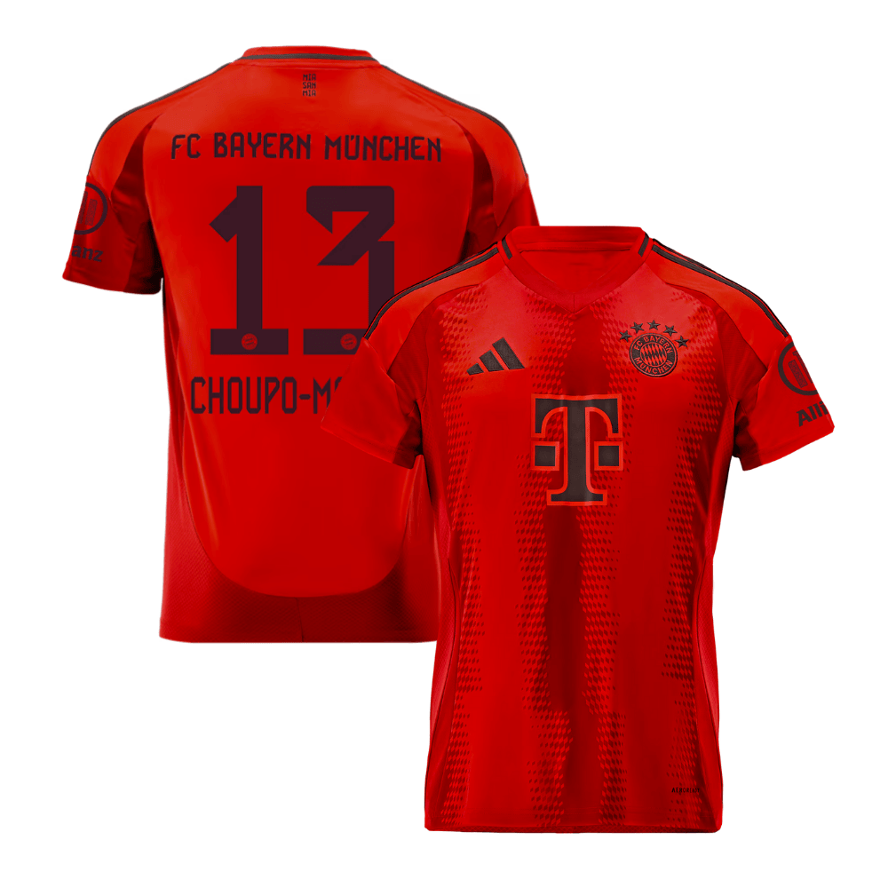 Eric Maxim Choupo-Moting 13 Bayern Munich 2024/25 Home YOUTH Jersey – Red