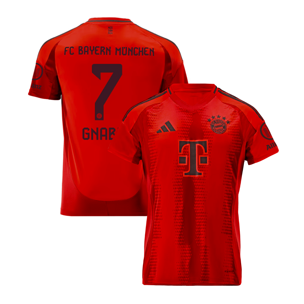 Serge Gnabry 7 Bayern Munich 2024/25 Home YOUTH Jersey – Red