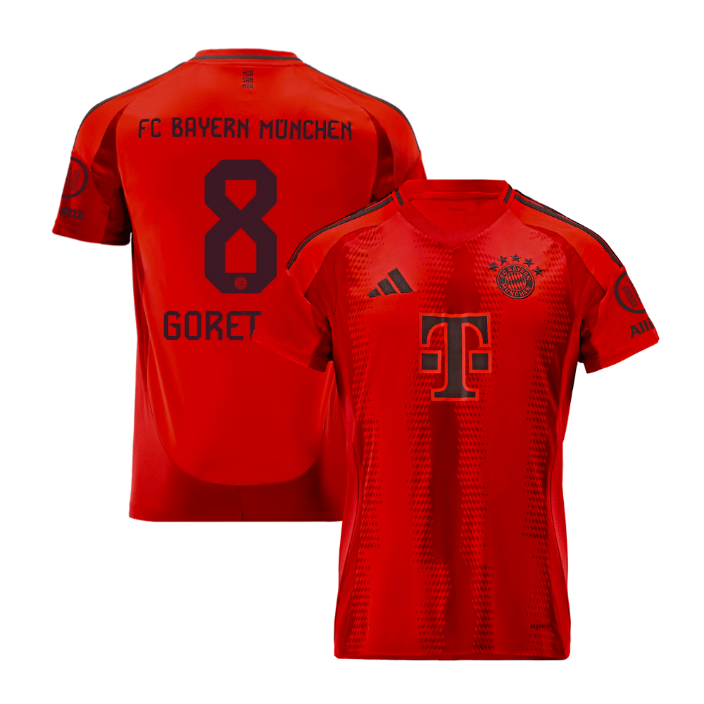 Leon Goretzka 8 Bayern Munich 2024/25 Home YOUTH Jersey – Red